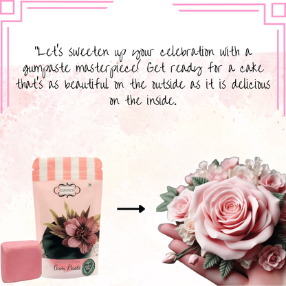 Confect Dusky Pink | Edible Gum paste