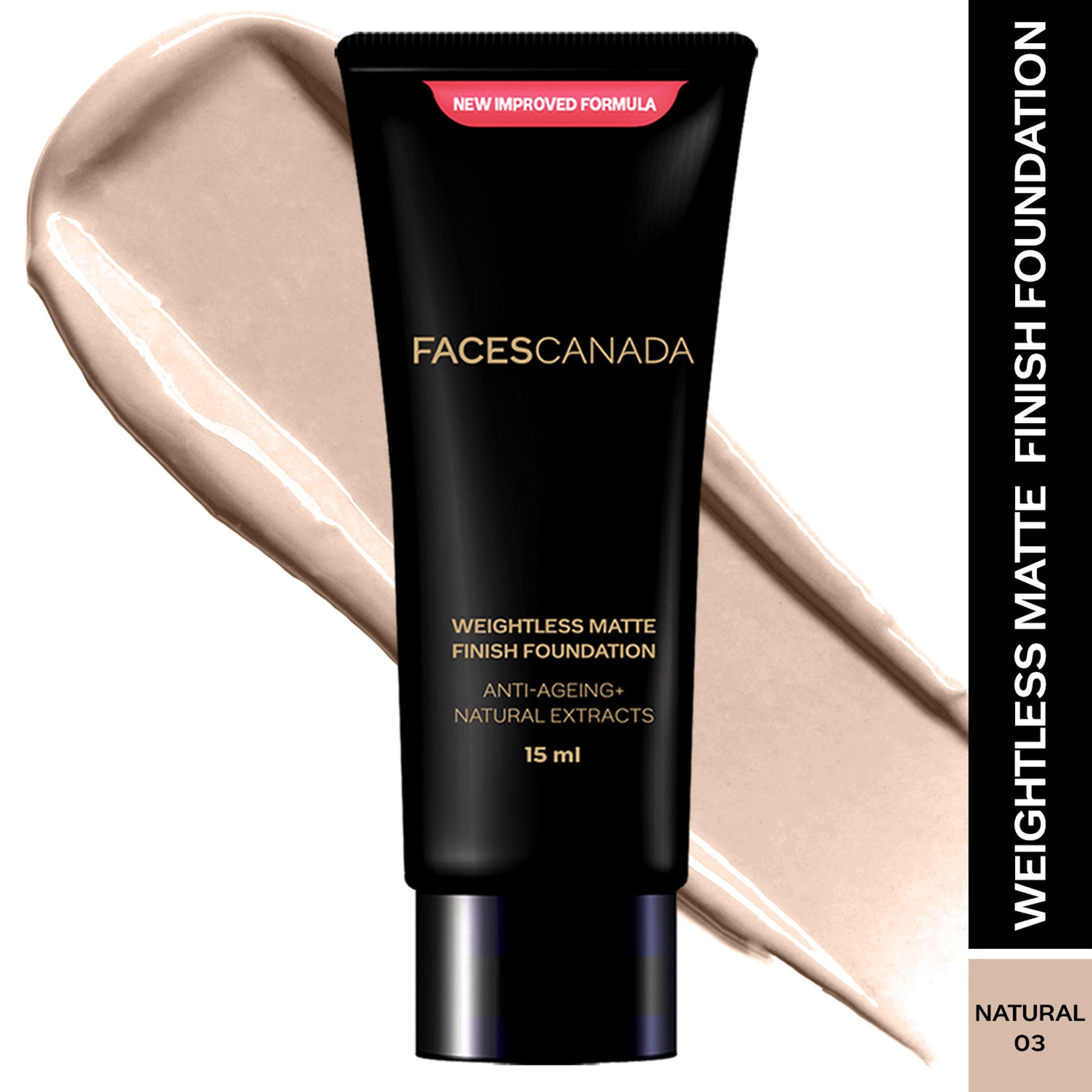 Faces Canada Mini Weightless Matte Finish Foundation - Natural 03