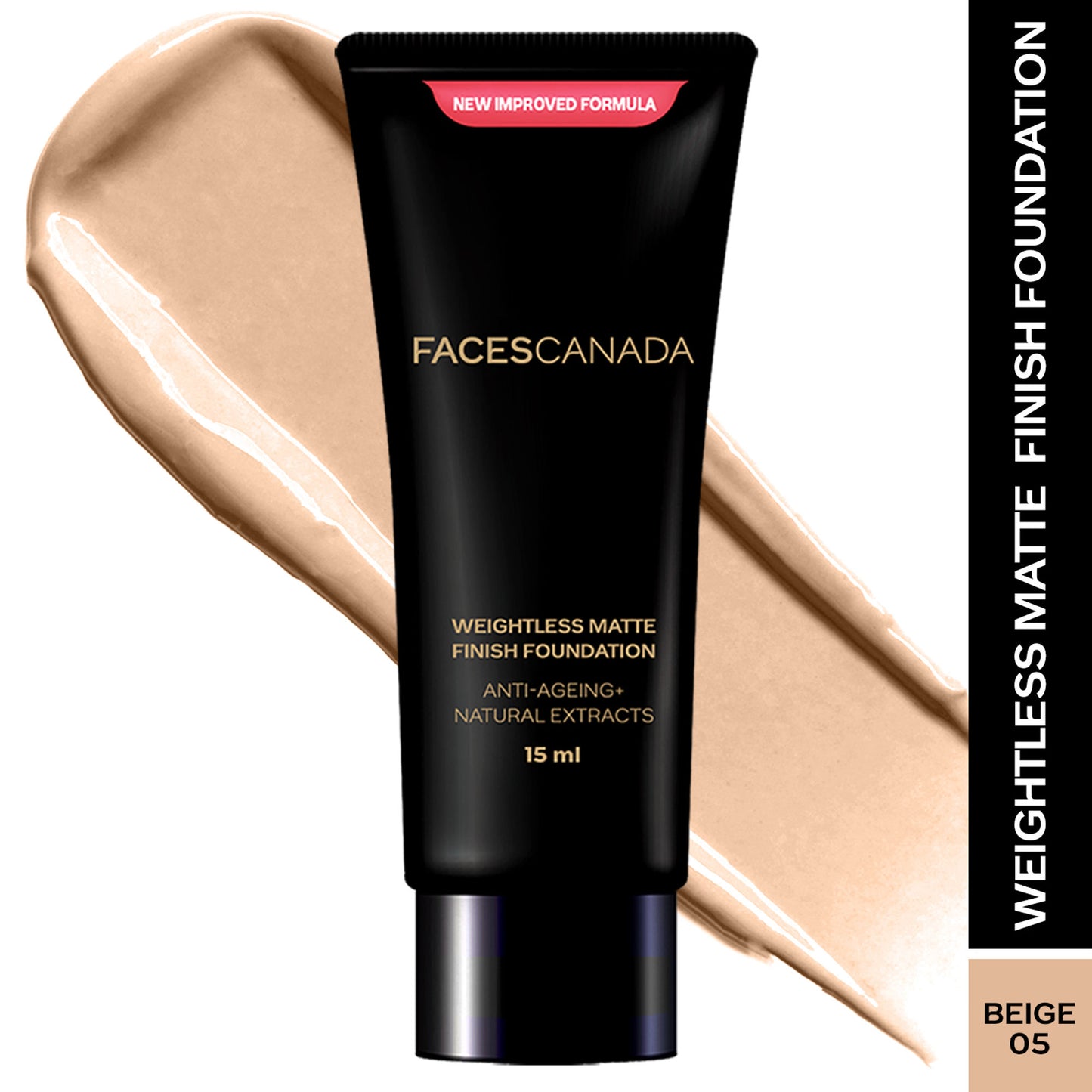 Faces Canada Mini Weightless Matte Finish Foundation - Beige 05