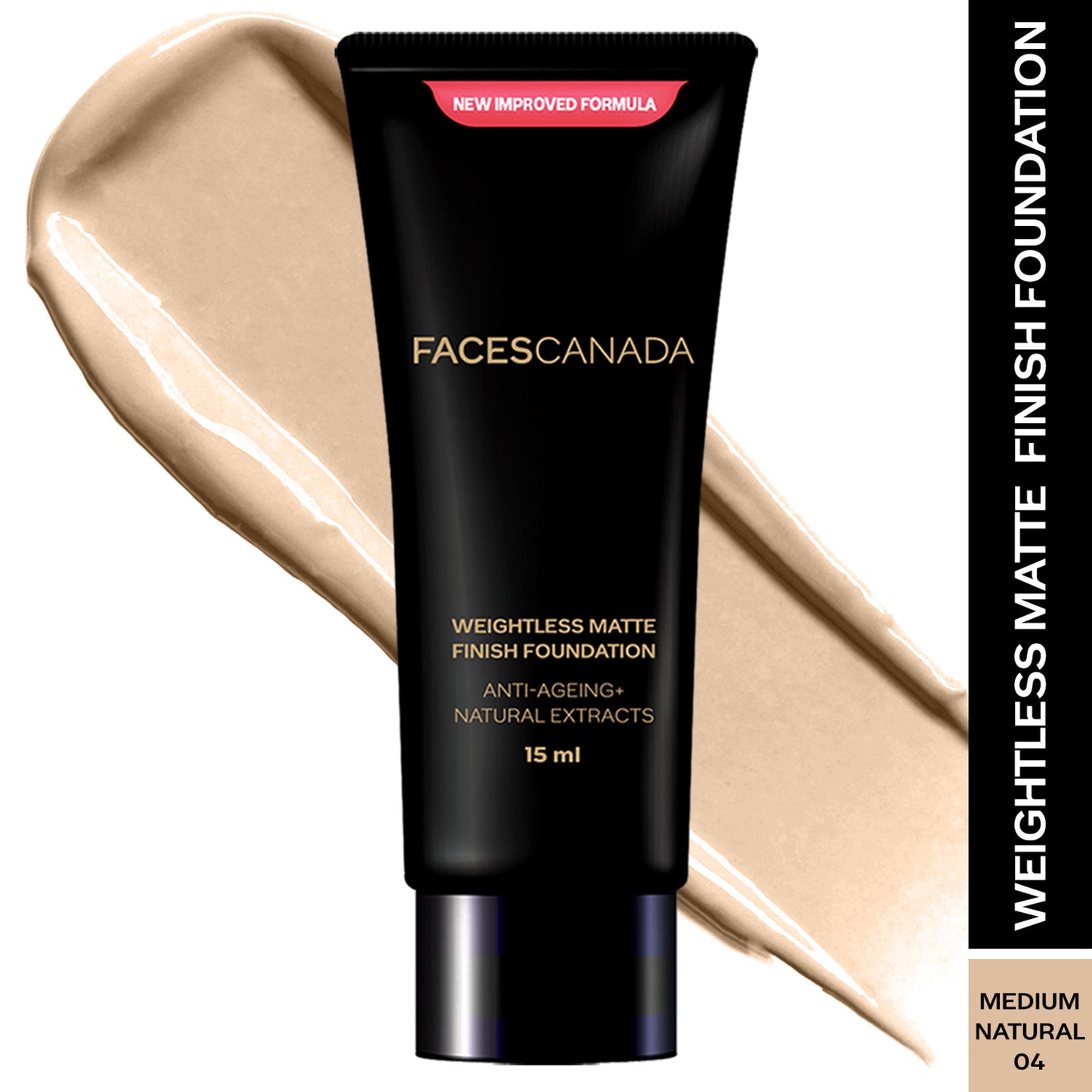 Faces Canada Mini Weightless Matte Finish Foundation - Medium Natural 04