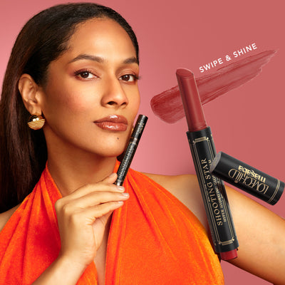 LoveChild Masaba Shooting Star Hyper Hydrating Gloss Balm, Enriched with Peptides, Shea Butter & Jojoba Oil - Fireball