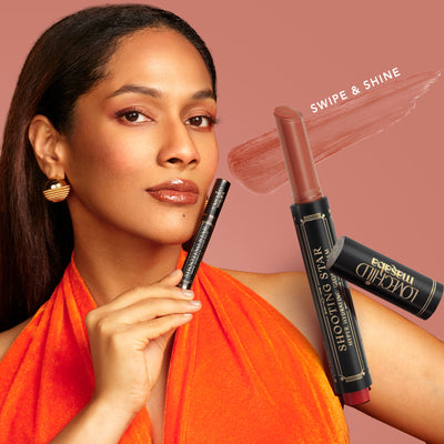 LoveChild Masaba Shooting Star Hyper Hydrating Gloss Balm, Enriched with Peptides, Shea Butter & Jojoba Oil - Choco Star