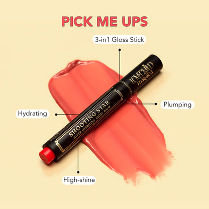 LoveChild Masaba Shooting Star Hyper Hydrating Gloss Balm, Enriched with Peptides, Shea Butter & Jojoba Oil - Moon Walk