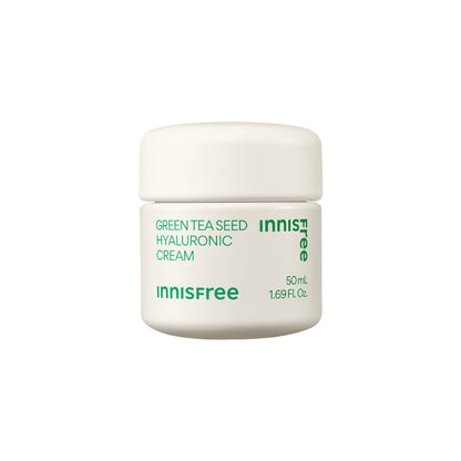 Innisfree Green Tea Seed Cream - Hydrating & Soothing Moisturizer With Hyaluronic Acid