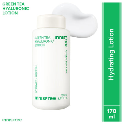 Innisfree Green Tea Hyaluronic Lotion - Lightweight & Refreshing Care