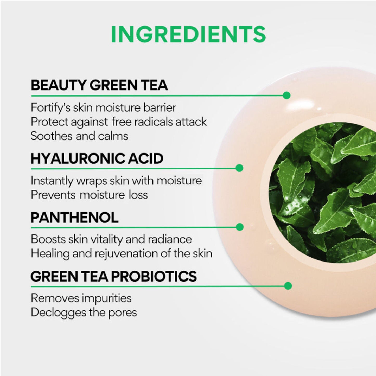 Innisfree Green Tea Hyaluronic Lotion - Lightweight & Refreshing Care