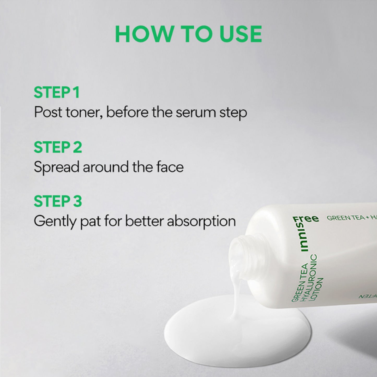 Innisfree Green Tea Hyaluronic Lotion - Lightweight & Refreshing Care