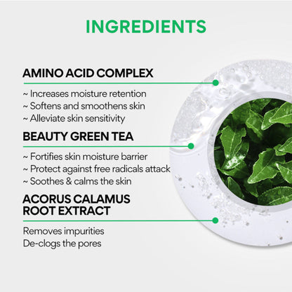 Innisfree Green Tea Cleansing Water - Removes Impurities & Makeup