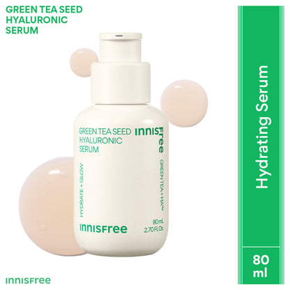 Innisfree Hyaluronic Acid Green Tea Seed Serum For Glowing & Hydrated Skin