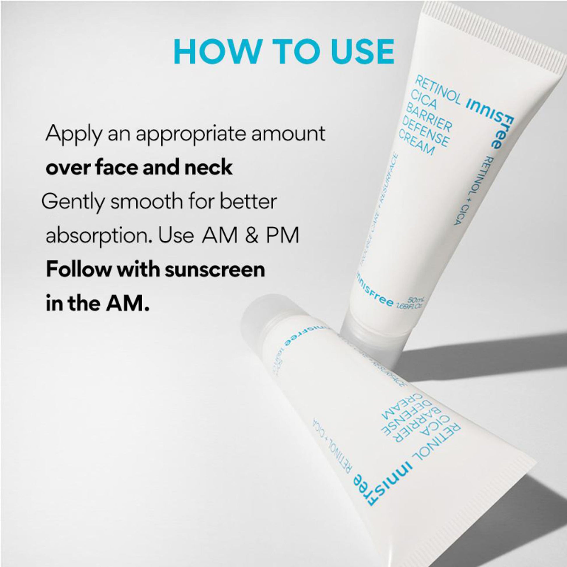 Innisfree Retinol Cica Barrier Cream - Strengthens & Soothes Skin