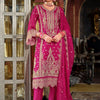 Dhiyona IE Ethnic Motifs Embroidered Zari V-Neck Straight Kurta & Palazzos With Dupatta