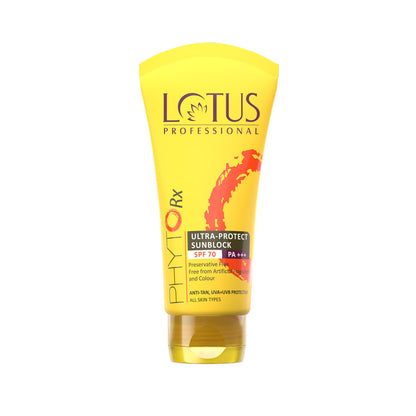 Lotus Professional PhytoRx Ultra-Protect Sunblock Sunscreen SPF 70 With UVA & UVB For All Skin Types