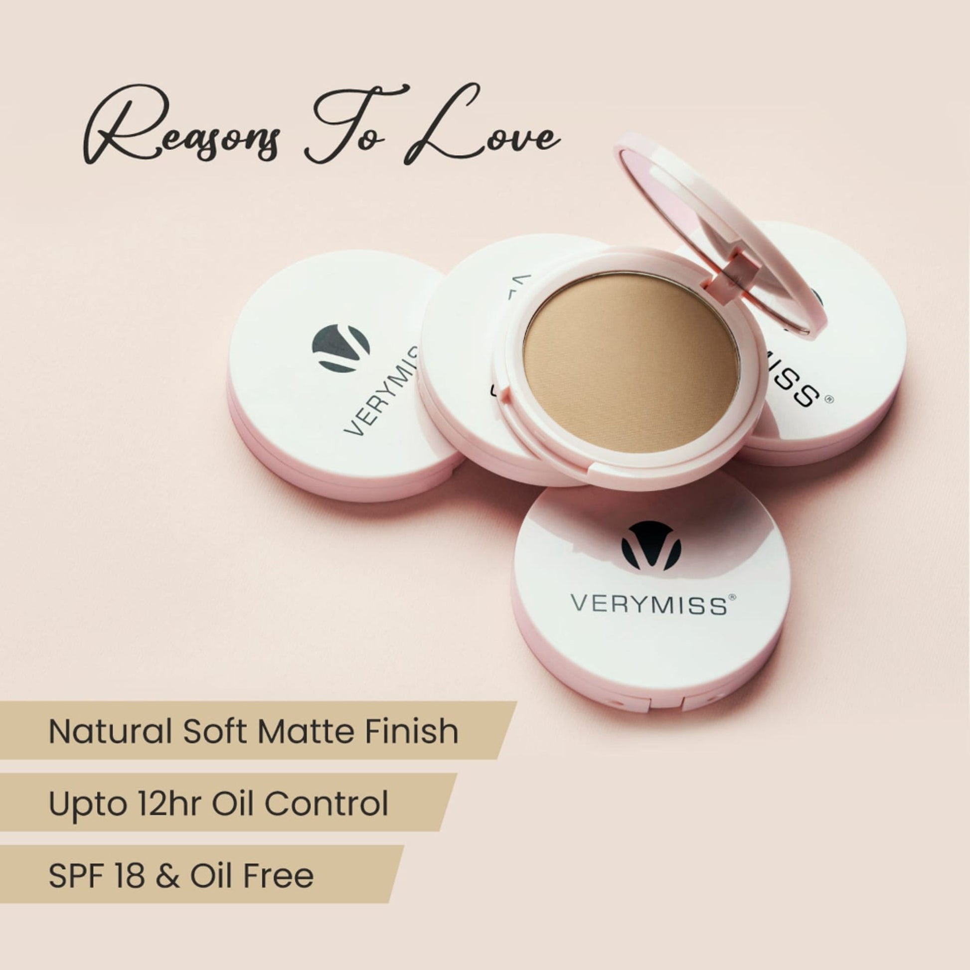 VERYMISS 8 To 8 Weightless Super Stay Compact Powder - 114 Beige