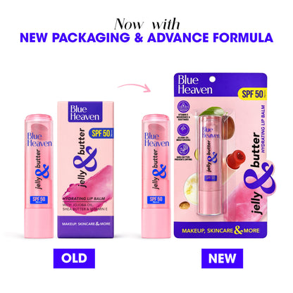 Blue Heaven Jelly & Butter SPF 50 PA ++++ Hydrating Lip Balm - Light Red