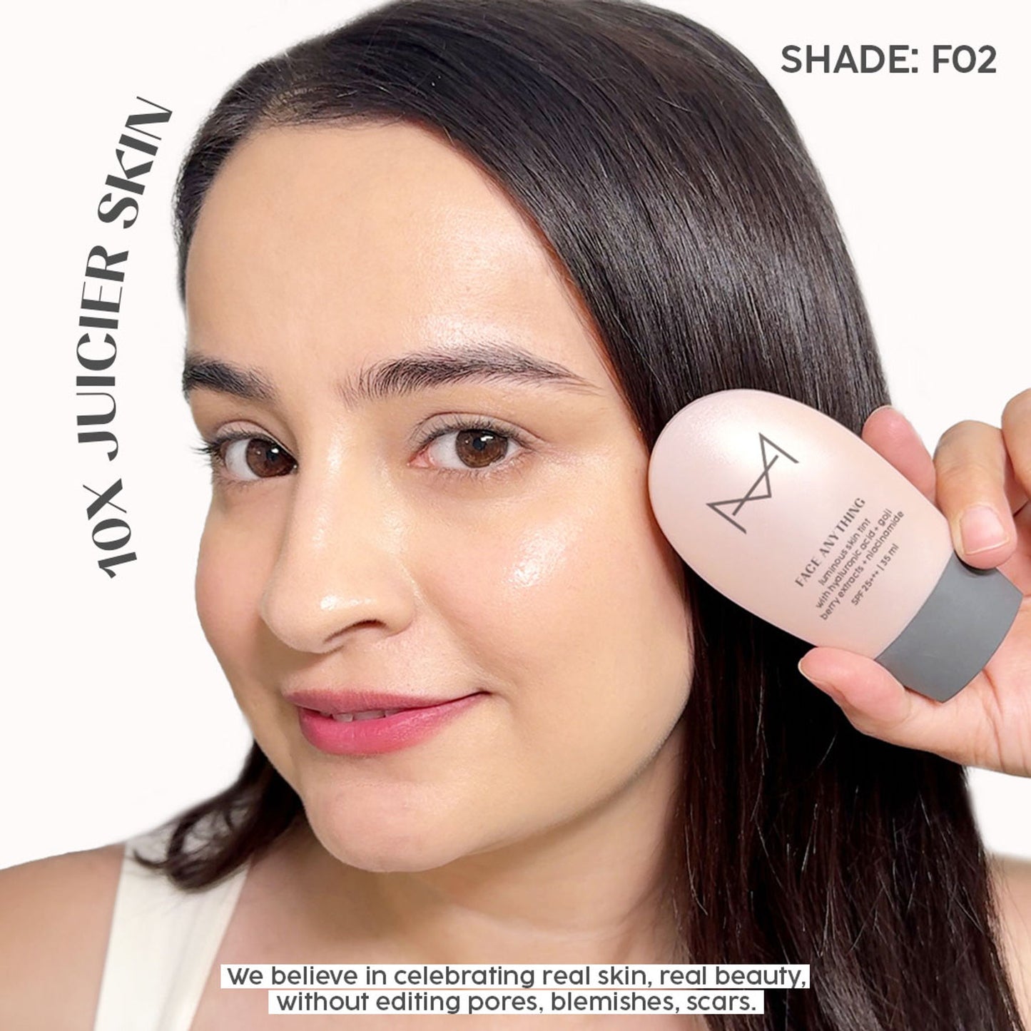 House Of Makeup Face Anything Luminous Skin Tint For Glass Skin - F02 Fair Skin Tone
