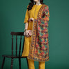 Indyancart IE Ethnic Motifs Embroidered Regular Kurta with Trousers & Dupatta