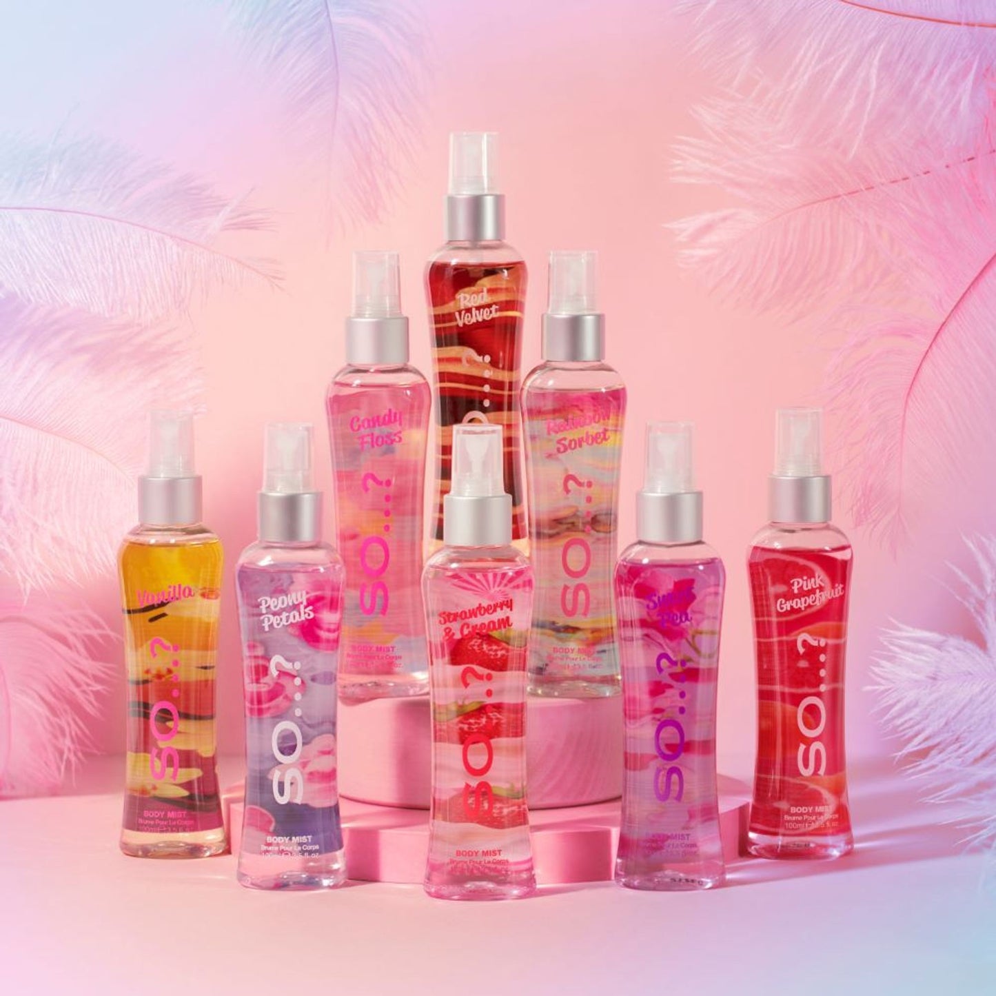 SO... Fragrance Pink Grapefruit Body Mist Fragrance Spray For Her