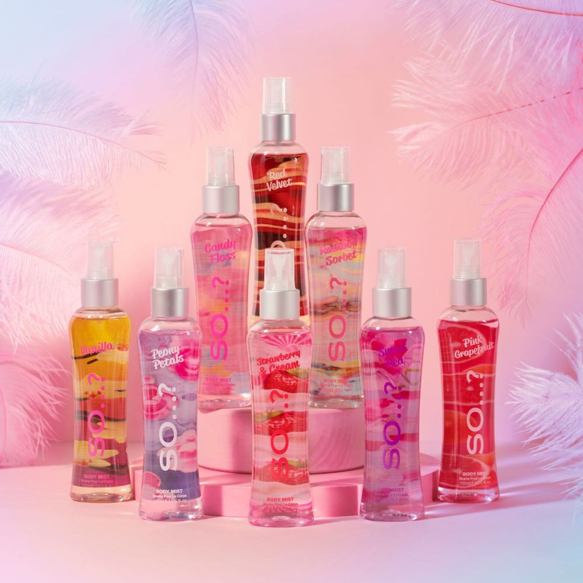 SO... Fragrance Sweet Pea Body Body Mist Fragrance Spray For Her