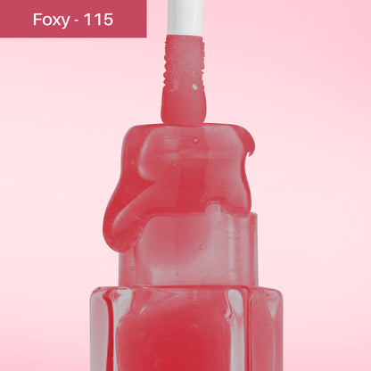 Glamveda High Shine Serum Infused Lip Gloss - Foxy