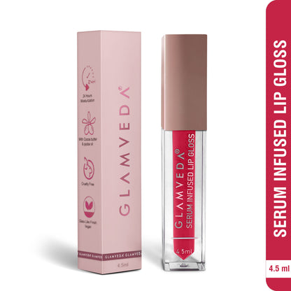 Glamveda High Shine Serum Infused Lip Gloss - Soulmate
