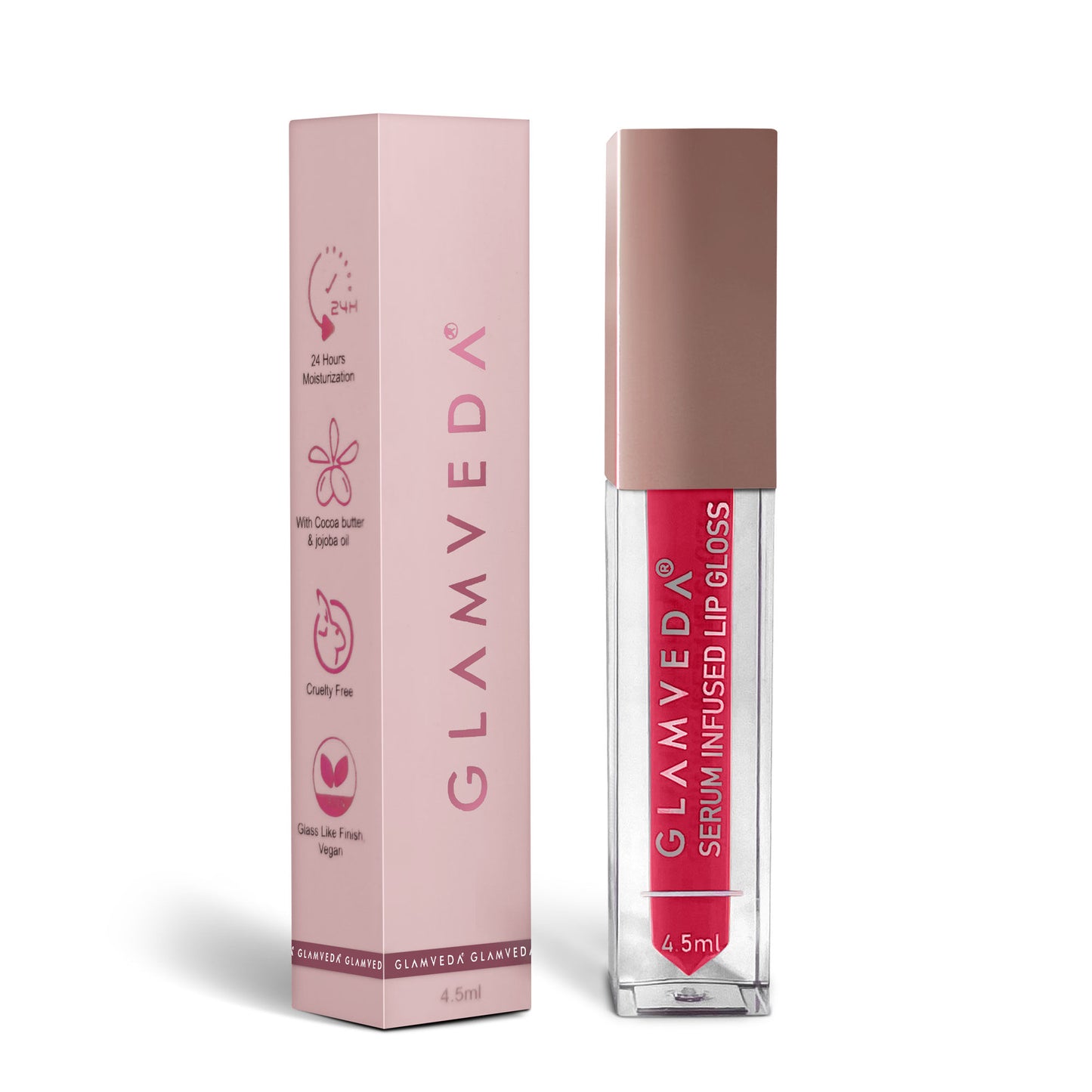 Glamveda High Shine Serum Infused Lip Gloss - Soulmate