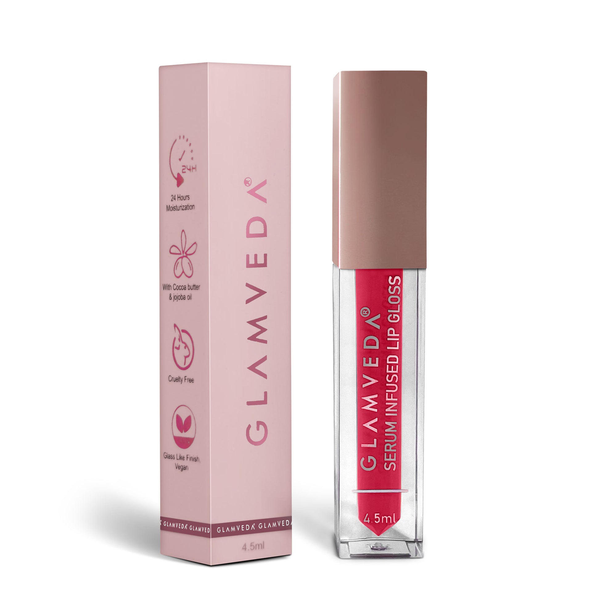 Glamveda High Shine Serum Infused Lip Gloss - Soulmate
