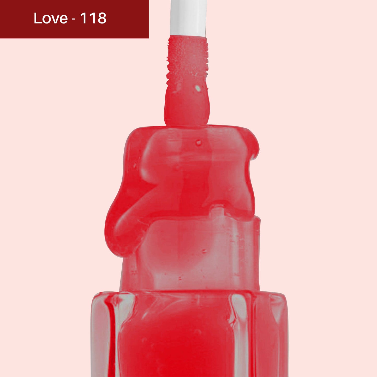 Glamveda High Shine Serum Infused Lip Gloss - Love