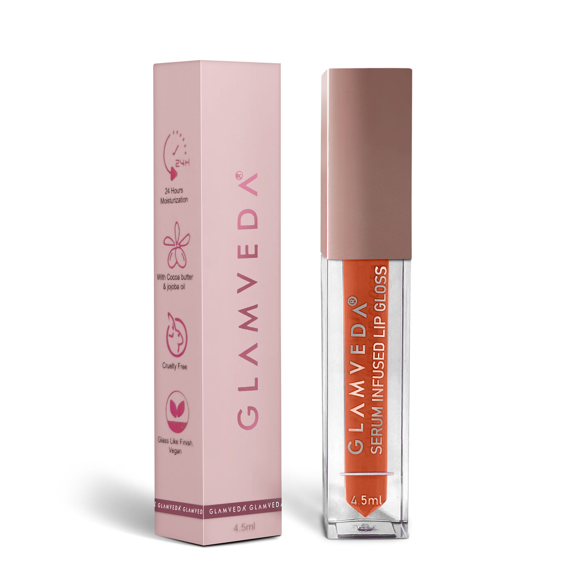 Glamveda High Shine Serum Infused Lip Gloss - Paradise