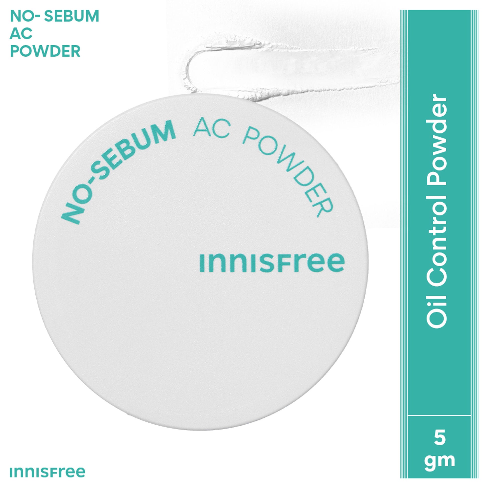 Innisfree No Sebum AC Powder With Matte Finish - Controls Excess Sebum