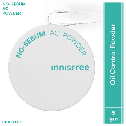 Innisfree No Sebum AC Powder With Matte Finish - Controls Excess Sebum