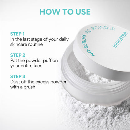 Innisfree No Sebum AC Powder With Matte Finish - Controls Excess Sebum
