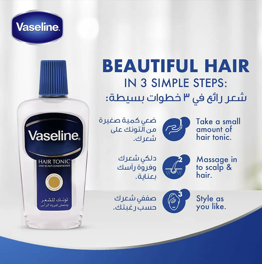 Vaseline Hair Tonic & Scalp Conditioner For Dry Hair - Indyancart