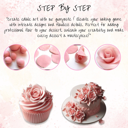 Confect Dusky Pink | Edible Gum paste