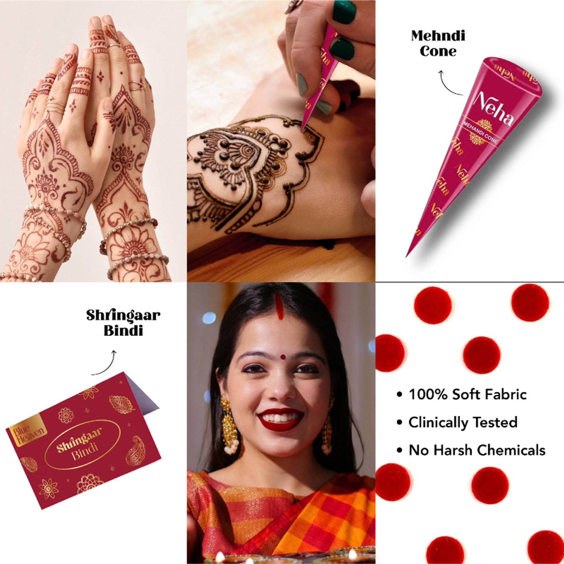 Blue Heaven Shringaar Makeup Kit - Pack of 6