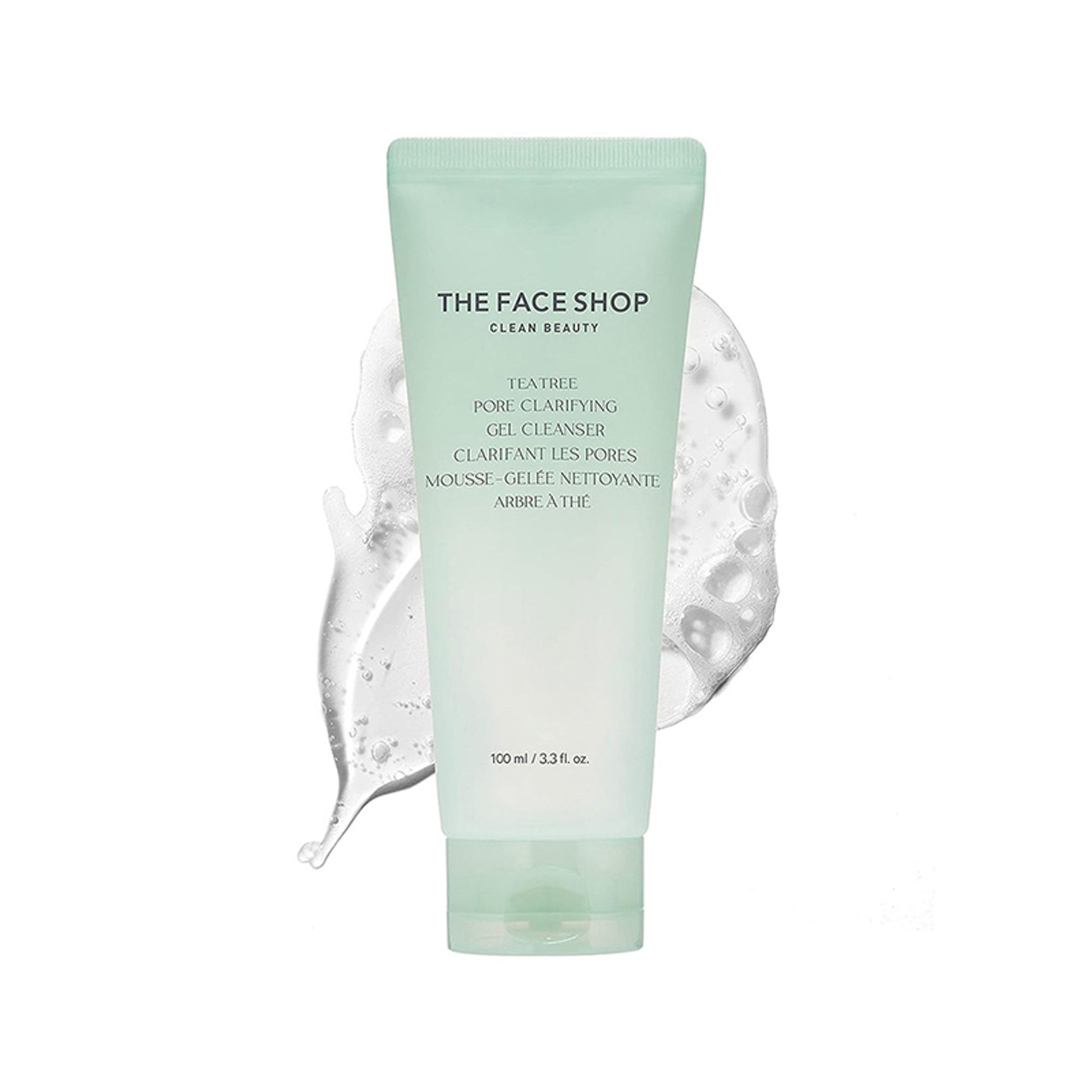 The Face Shop Tea Tree Gel Cleanser - Korean Face Wash