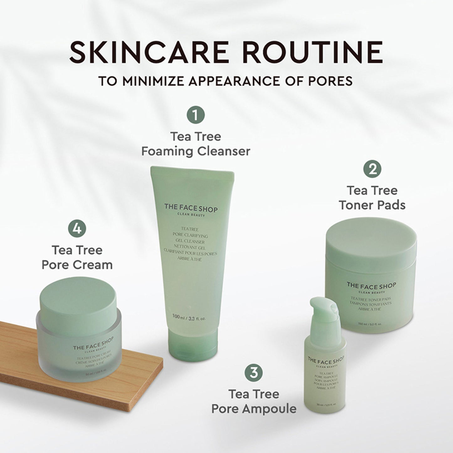 The Face Shop Tea Tree Gel Cleanser - Korean Face Wash