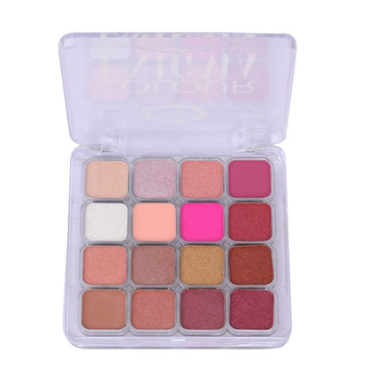 FASHION COLOUR Enigma 16 Colour Eyeshadow Palette - Shade 03