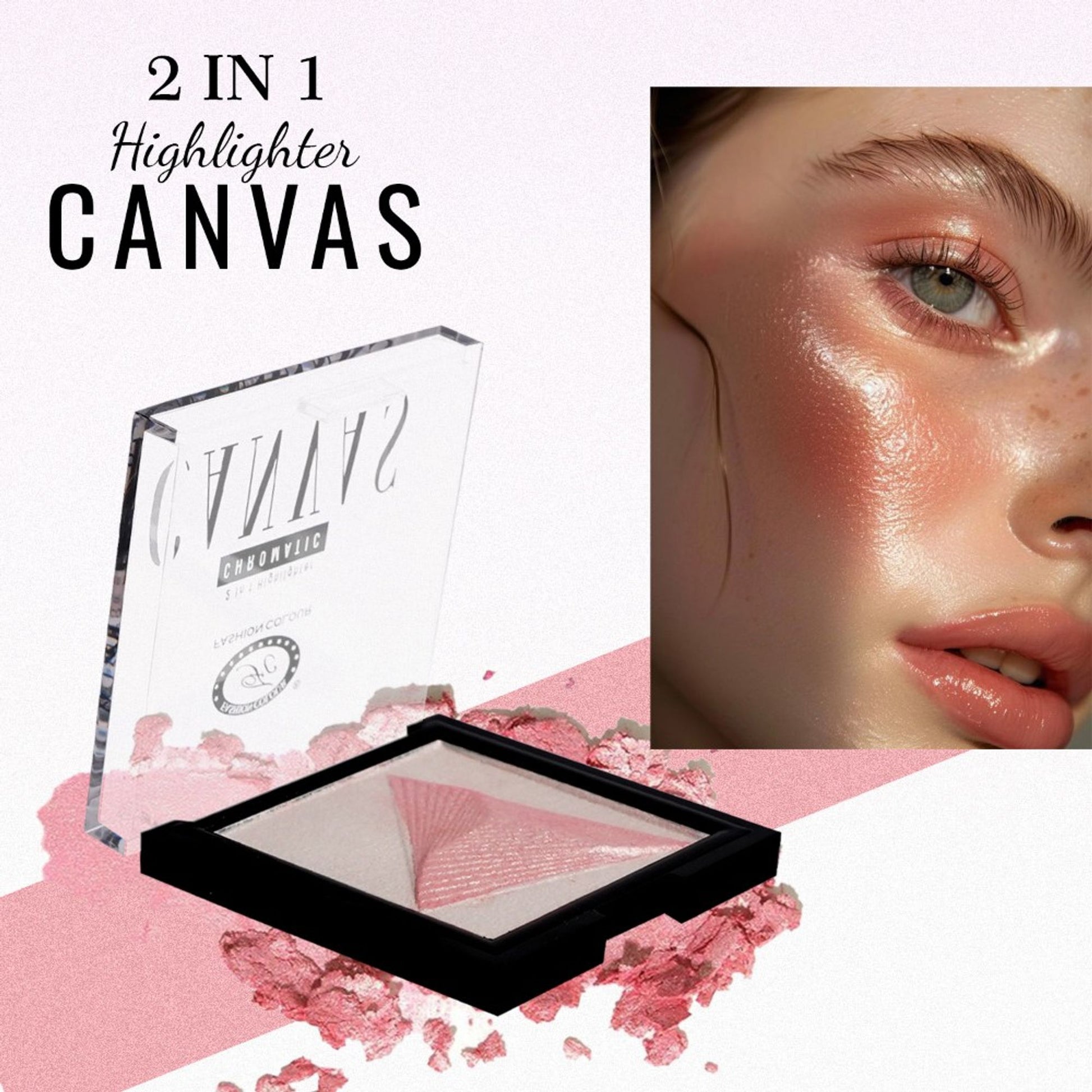 FASHION COLOUR Chromatic Canvas 2 In 1 Highlighter - Shade 03