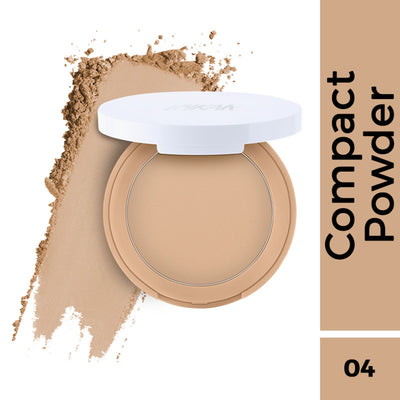 Nykaa Cosmetics All Day Matte 12HR Oil Control Face Compact Powder With SPF 15 PA ++ - Sand 04