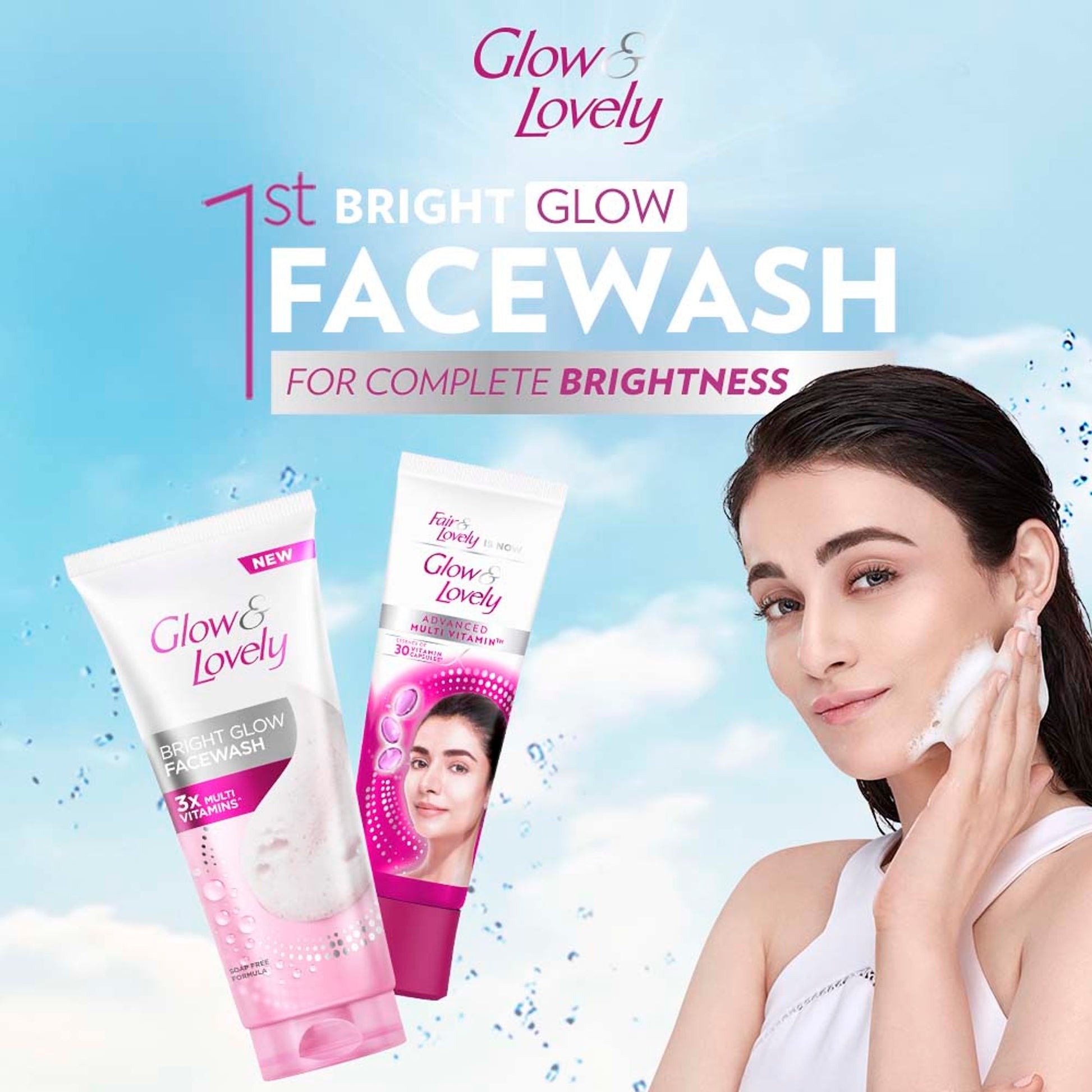 Glow & Lovely Insta Glow Multi Vitamins Face Wash