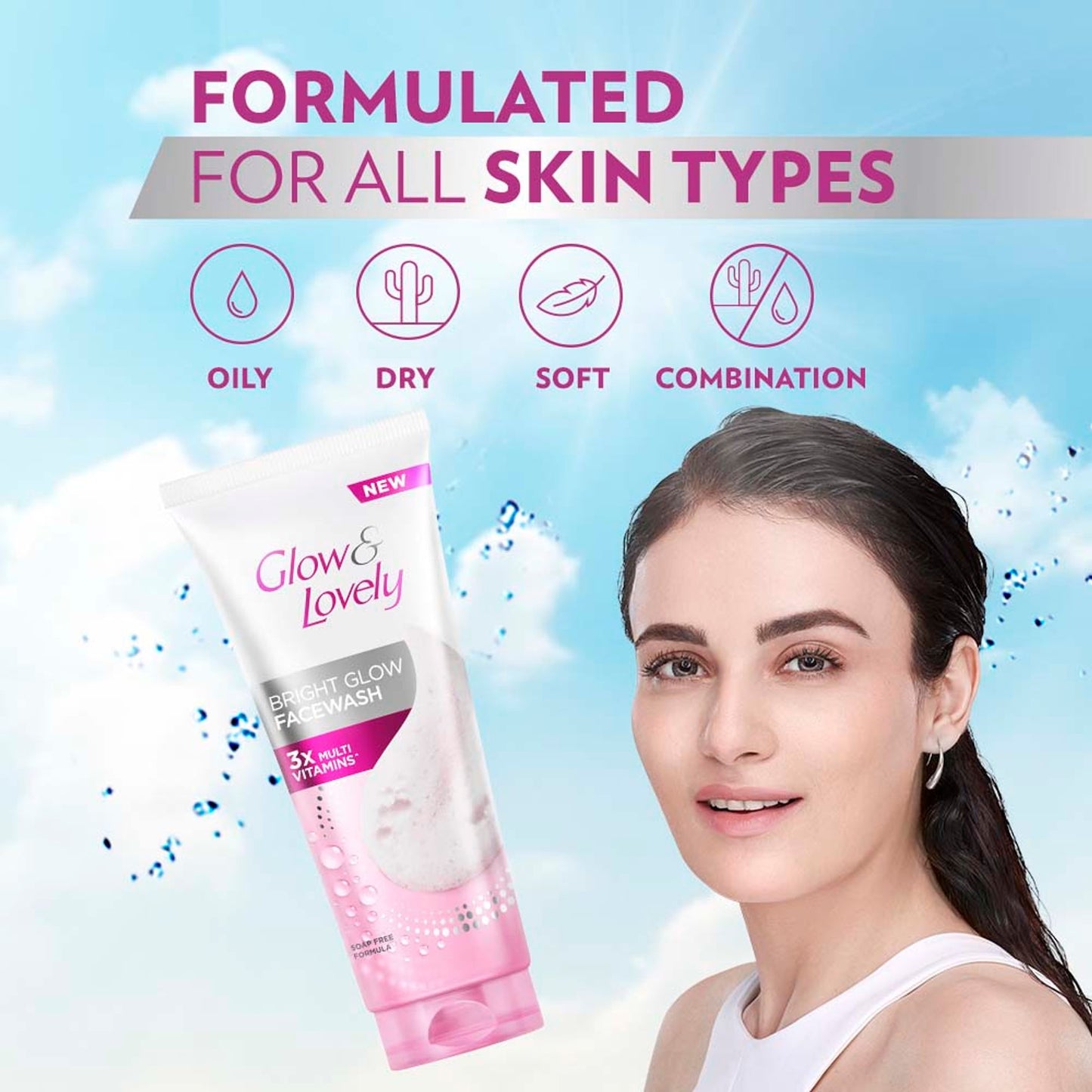 Glow & Lovely Insta Glow Multi Vitamins Face Wash