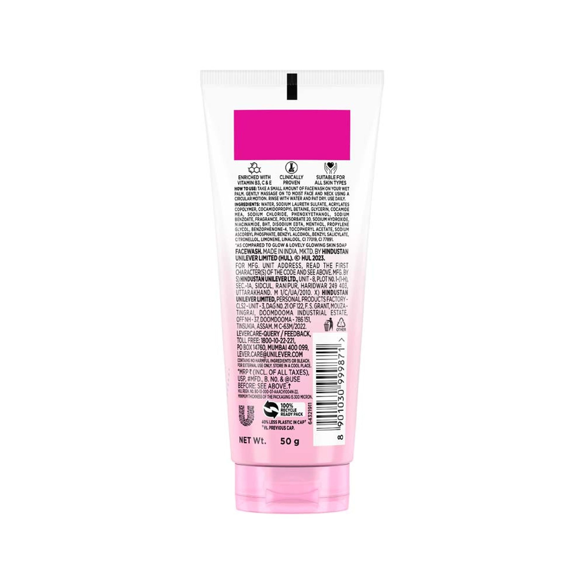 Glow & Lovely Insta Glow Multi Vitamins Face Wash
