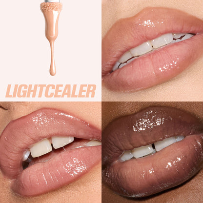 Huda Beauty FAUX FILLER Extra Shine Lip Gloss - LightCealer