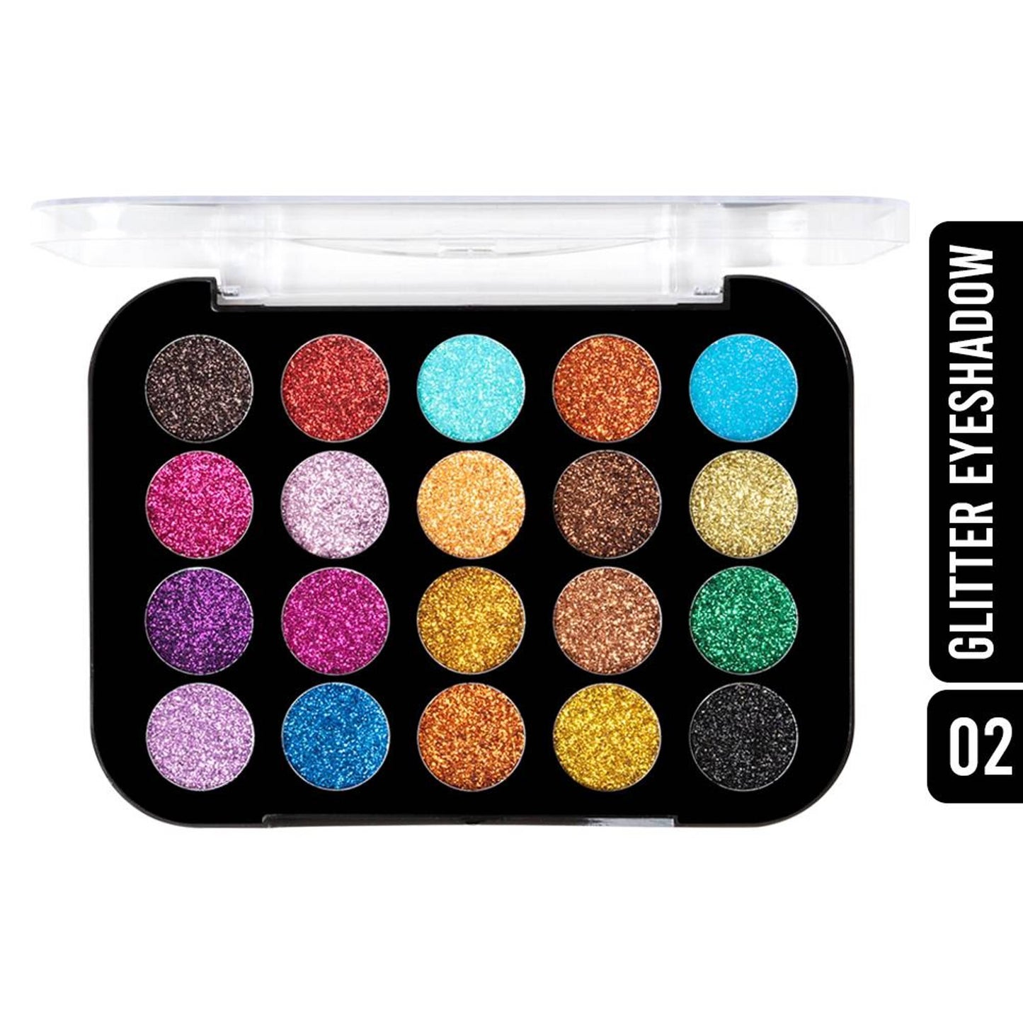 Shryoan 20 Glitter Shades Eyeshadow Palette - Glitter Eyeshadow 02