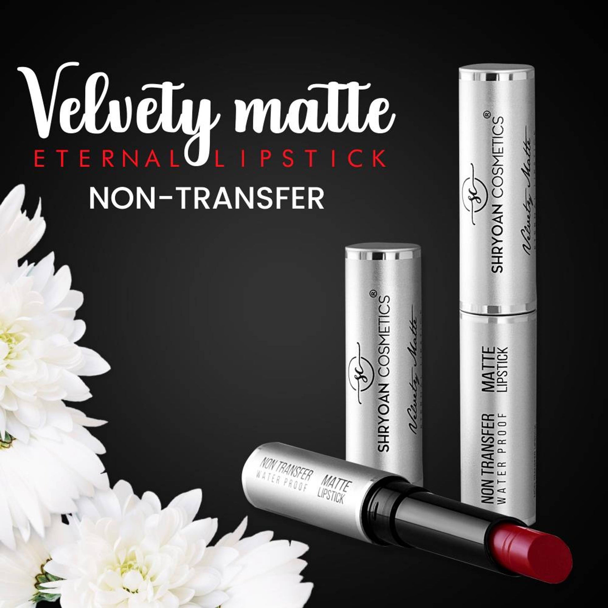 Shryoan Velvety Matte Eternal Non-Transfer Lipstick - Shade 23