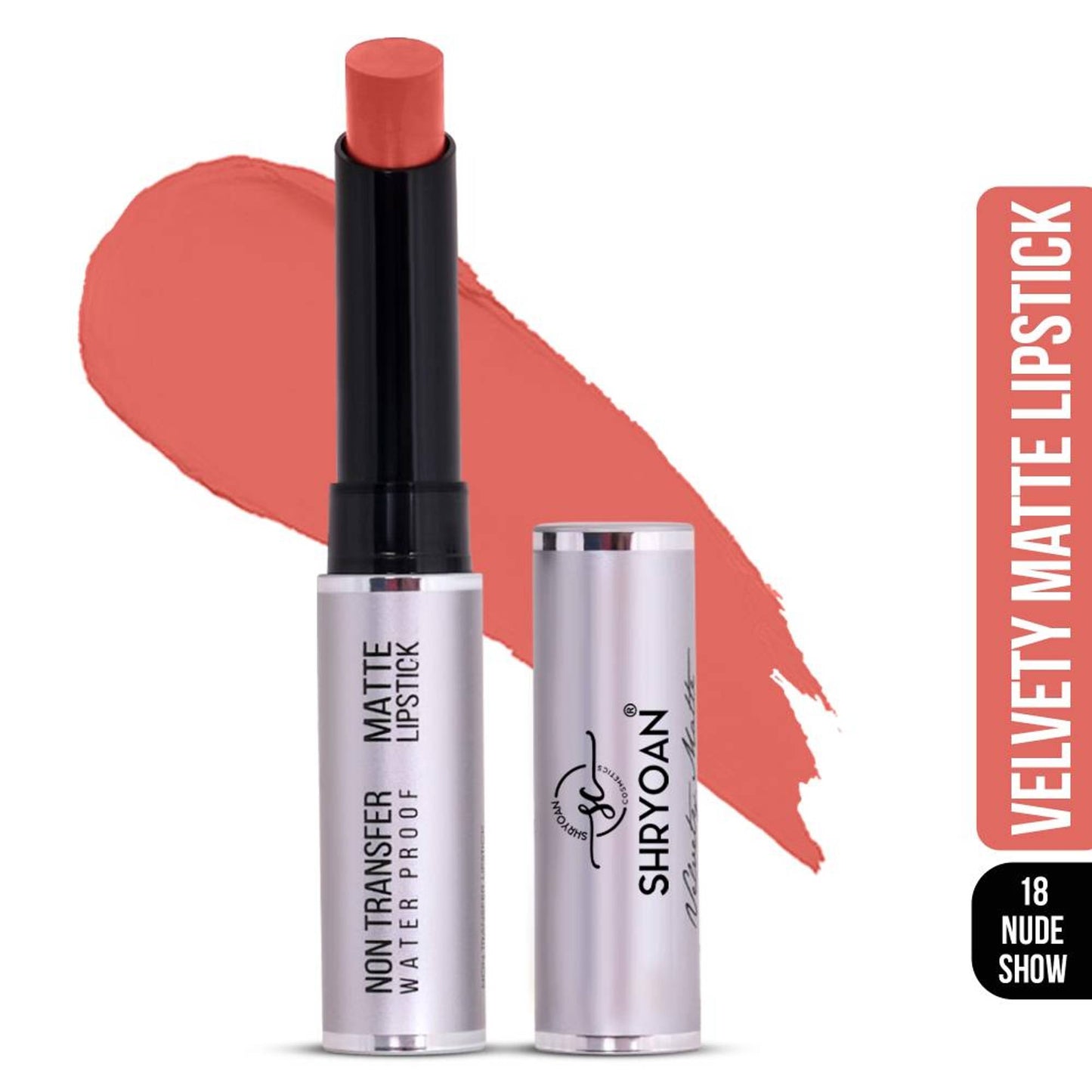 Shryoan Velvety Matte Eternal Non-Transfer Lipstick - Shade 18