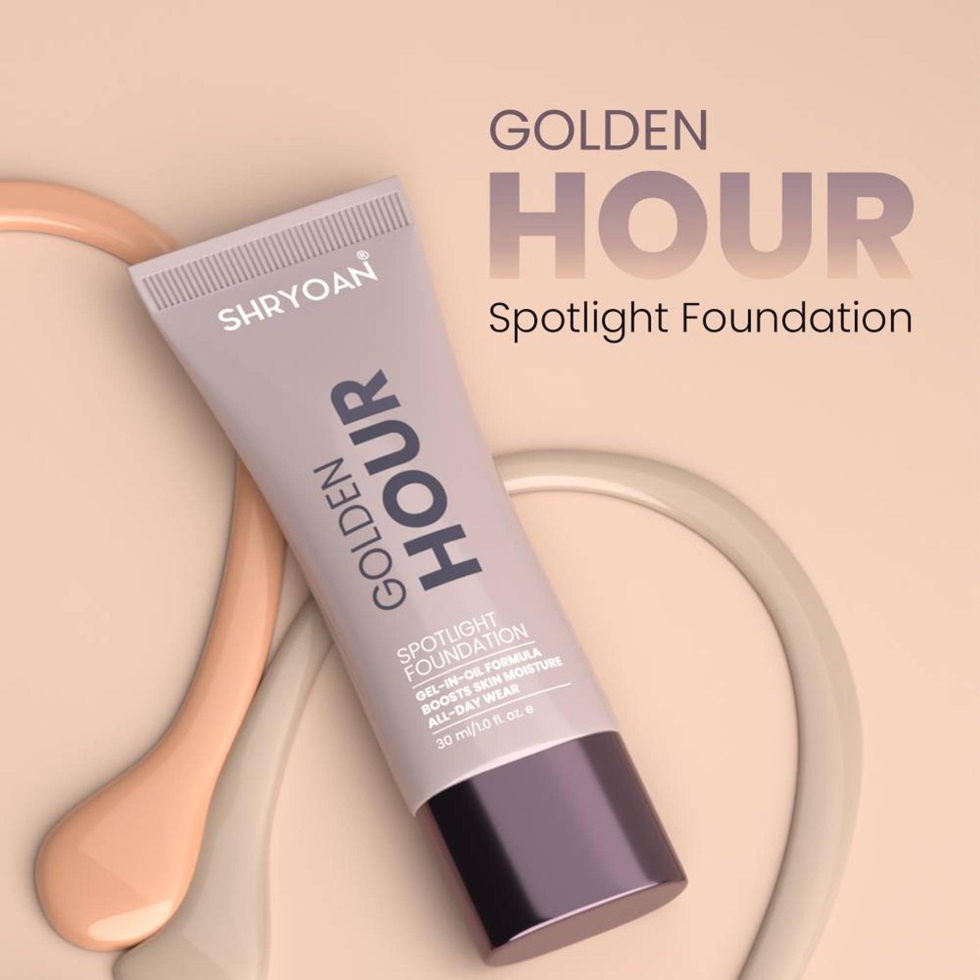 Shryoan Golden Hour Spotlight Foundation - Shade 02