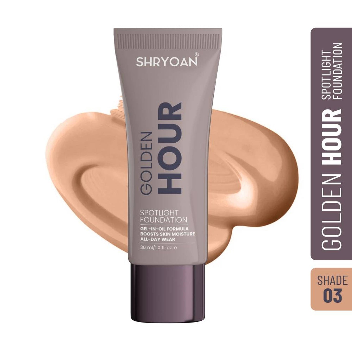 Shryoan Golden Hour Spotlight Foundation - Shade 03