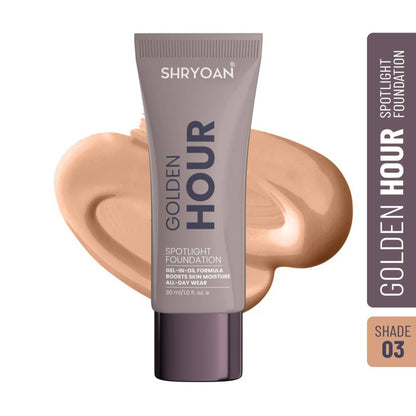 Shryoan Golden Hour Spotlight Foundation - Shade 03