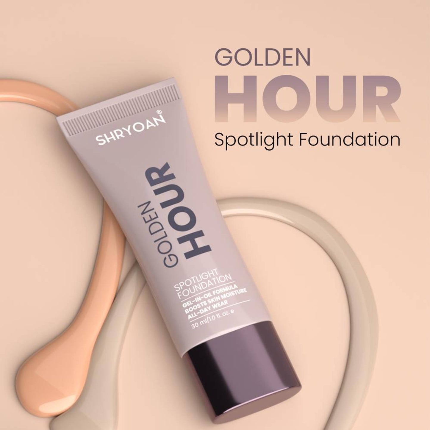 Shryoan Golden Hour Spotlight Foundation - Shade 03